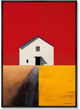 Набор из двух постеров на холсте Fields 75X105 / 75X105 CM