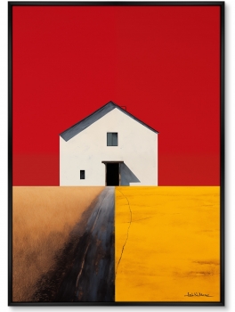 Репродукция картины на холсте Fields 75X105 CM