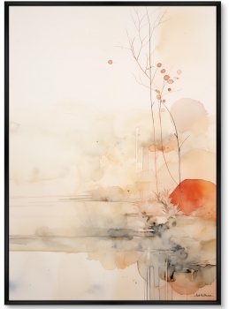 Постер на холсте Good morning 75X105 CM