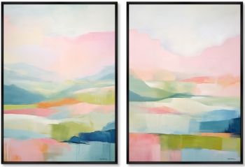 Набор из двух постеров на холсте Landscape Collection 75X105 / 75X105 CM