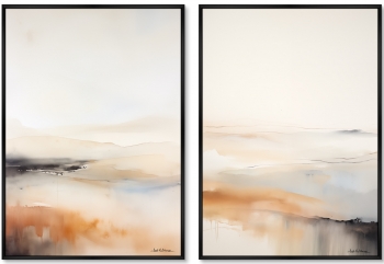 Набор из двух постеров на холсте Landscape Collection 75X105 / 75X105 CM