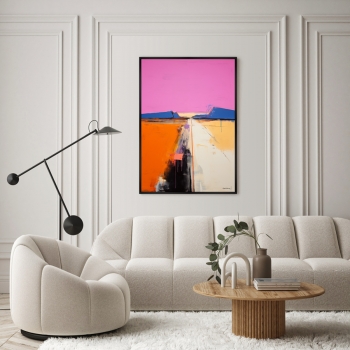 Постер на холсте Lines of Sunset 75X105 CM