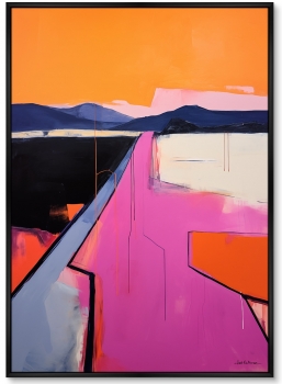 Набор из двух постеров на холсте Lines of the Heat 75X105 / 75X105 CM