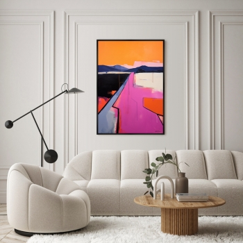 Постер на холсте Lines of the Heat 75X105 CM