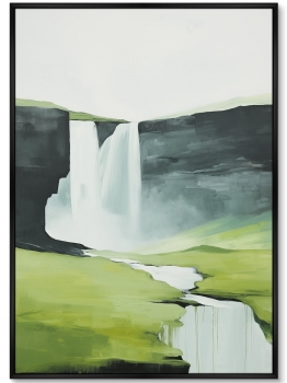 Набор из двух постеров на холсте Milky Rivers 75X105 / 75X105 CM