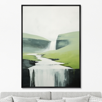 Постер на холсте Landscape Collection Milky Rivers 75X105 CM