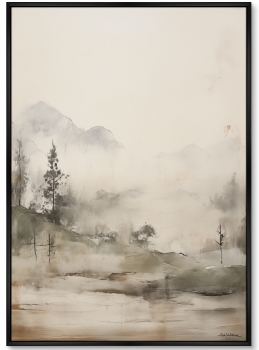 Набор из двух постеров на холсте Mountain Mist  75X105 / 75X105 CM