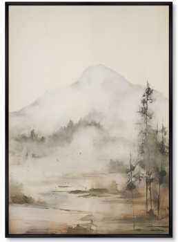 Набор из двух постеров на холсте Mountain Mist  75X105 / 75X105 CM
