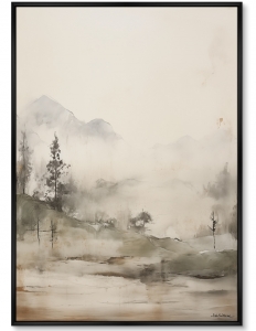 Постер на холсте Mountain Mist 75X105 CM