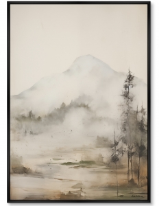 Постер на холсте Mountain Mist 75X105 CM