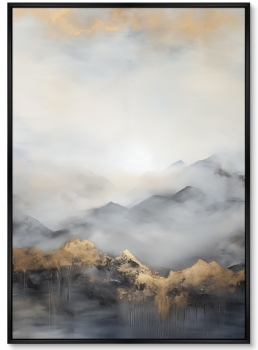 Набор из двух постеров на холсте Mountain Peaks  75X105 / 75X105 CM