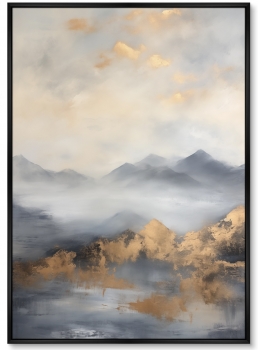 Набор из двух постеров на холсте Mountain Peaks  75X105 / 75X105 CM