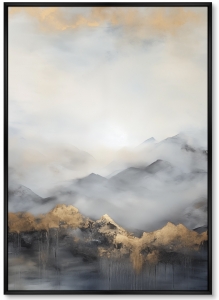 Постер на холсте Mountain Peaks 75X105 CM