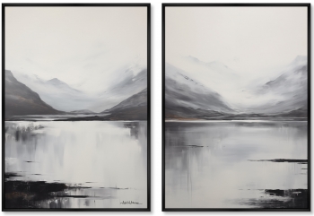 Набор из двух постеров на холсте Mountains 75X105 / 75X105 CM