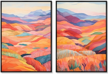 Постер на холсте Patchwork Сarpet 75X105 / 75X105 CM