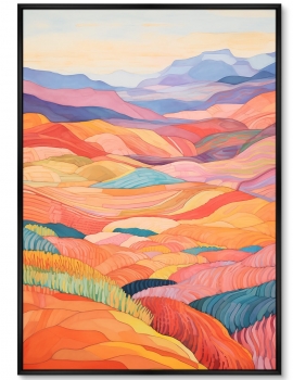 Постер на холсте Patchwork Carpet 75X105 CM