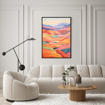 Постер на холсте Patchwork Carpet 75X105 CM