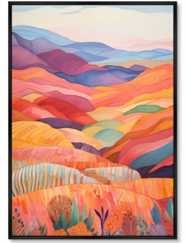 Постер на холсте Patchwork Carpet 75X105 CM