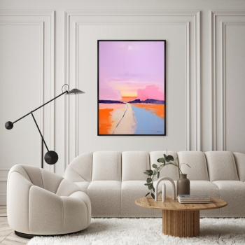 Постер на холсте Purple and Pink 75X105 CM