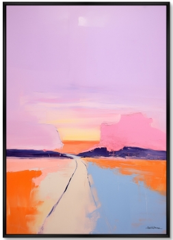 Постер на холсте Purple and Pink 75X105 CM