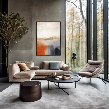 Постер на холсте Landscape collection Rusty mist 75X105 CM