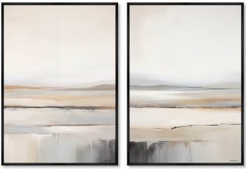 Набор из двух постеров на холсте Salt Lake 75X105 / 75X105 CM