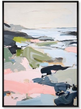 Набор из двух постеров на холсте Sea Bay in Autumn 75X105 / 75X105 CM