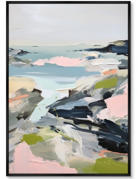 Постер на холсте Sea Bay in Autumn 75X105 CM