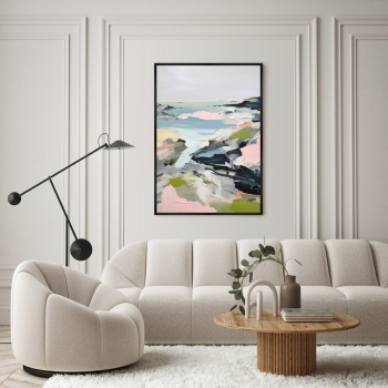 Постер на холсте Sea Bay in Autumn 75X105 CM