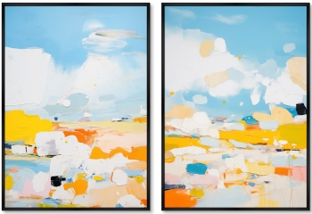 Набор из двух постеров на холсте Summer Season 75X105 / 75X105 CM