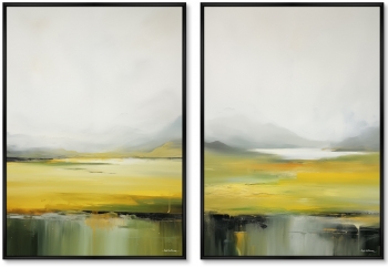 Набор из двух постеров на холсте The Valley 75X105 / 75X105 CM