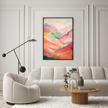 Постер на холсте The Hills 75X105 CM