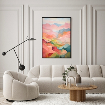 Постер на холсте The Hills 75X105 CM