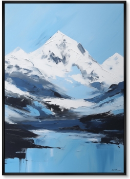Набор из двух постеров на холсте Landscape collection The peaks 75X105 / 75X105 CM