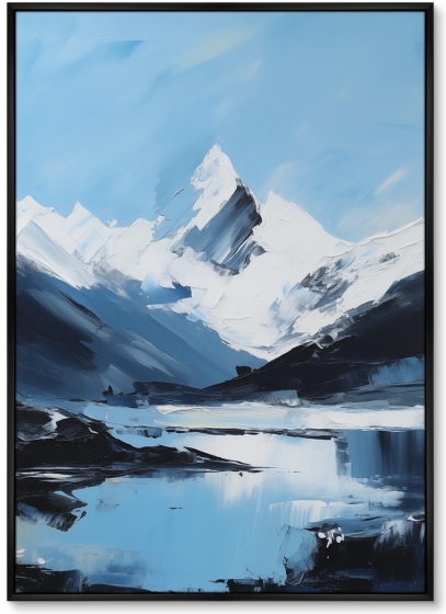 Набор из двух постеров на холсте Landscape collection The peaks 75X105 / 75X105 CM 2