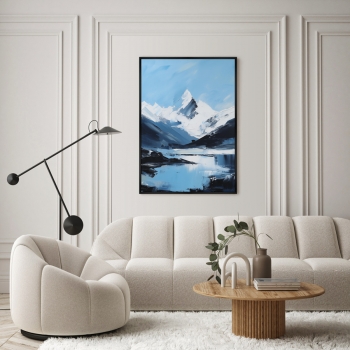 Постер на холсте Landscape collection The peaks 75X105 CM