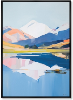 Набор из двух постеров на холсте Landscape collection The Reflection 75X105 / 75X105 CM