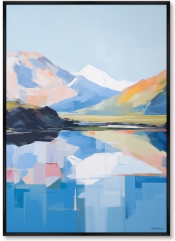 Набор из двух постеров на холсте Landscape collection The Reflection 75X105 / 75X105 CM