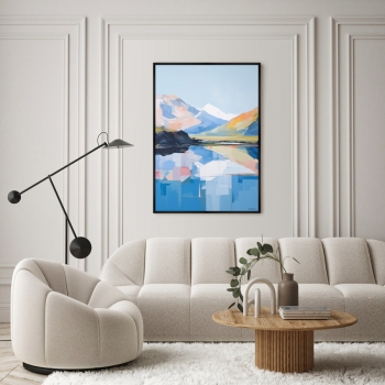 Постер на холсте Landscape collection The Reflection 75X105 CM