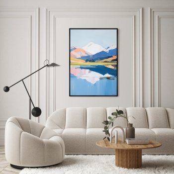 Постер на холсте Landscape collection The Reflection 75X105 CM