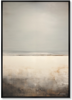 Постер на холсте Landscape collection White and gray 75X105 CM