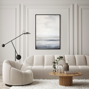 Постер на холсте Landscape collection White silence 75X105 CM