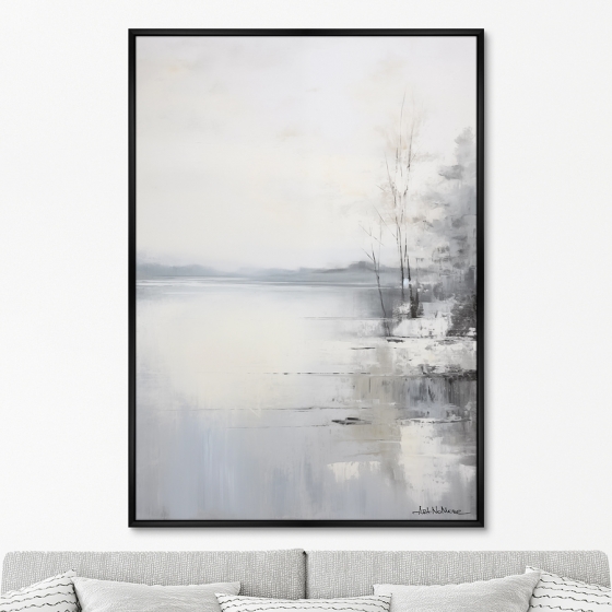 Постер на холсте Landscape collection Winter lake 75X105 CM 6