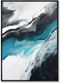 Постер на холсте Ocean in the ice 75X105 CM
