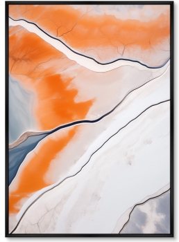 Набор из двух постеров на холсте Salt lakes 75X105 / 75X105 CM