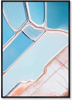 Набор из двух постеров на холсте Salt lakes 75X105 / 75X105 CM