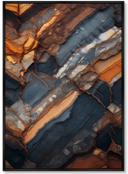 Набор из двух постеров на холсте Stone Color Palette 75X105 / 75X105 CM