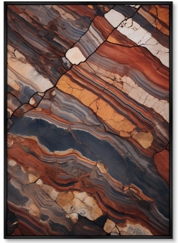 Набор из двух постеров на холсте Stone Color Palette 75X105 / 75X105 CM