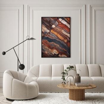 Постер на холсте Stone Color Palette 75X105 CM