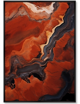 Постер на холсте Stone color Palettes and Shapes 75X105 CM